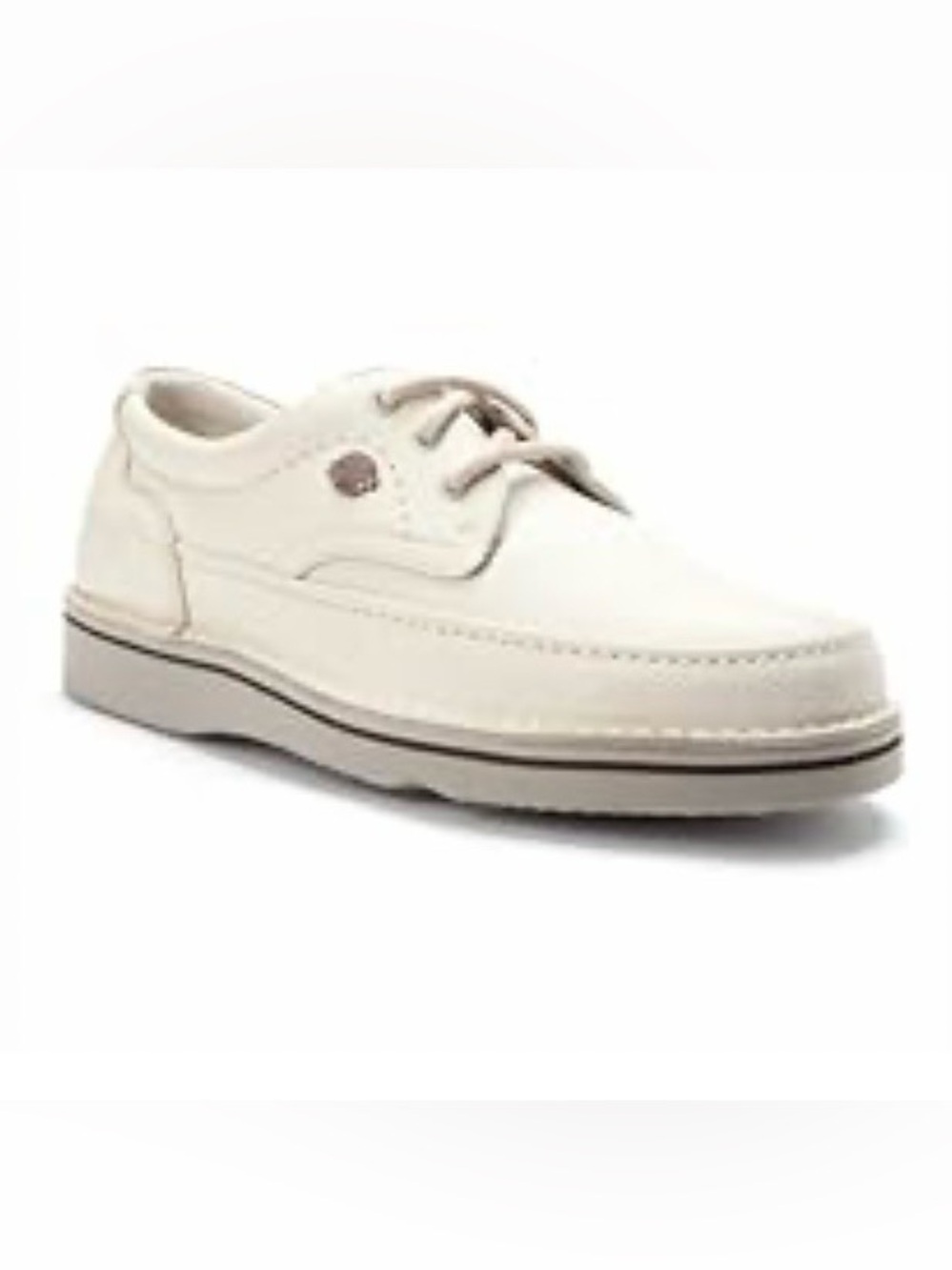 Hush Puppies Boat Shoes. The Body Shoe Mall Walker Sport in color White Lea. 9EW